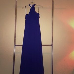 Navy blue maxi dress